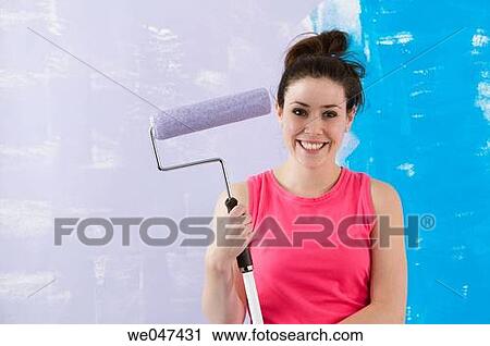 blue, brunette, amusement View Large Photo Image Stock Image - blue, brunette, amusement. Fotosearch
