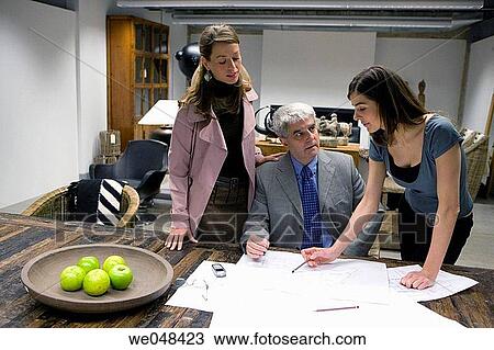 blueprint, boss, business, colleague View Large Photo Image Stock Image - blueprint, boss, business, colleague. Fotosearch