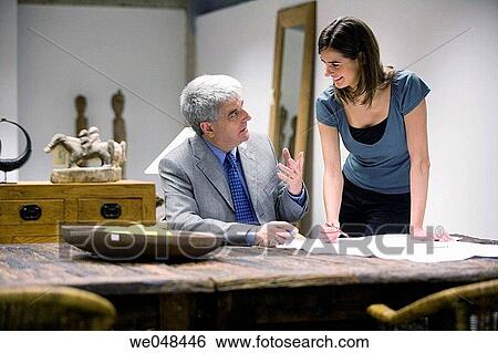 Stock Photograph - blueprint, boss, business. Fotosearch