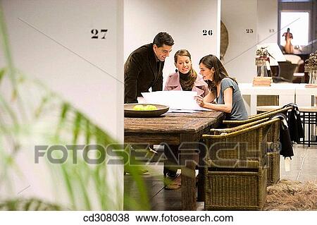 blueprint, business, colleague View Large Photo Image Stock Photo - blueprint, business, colleague. Fotosearch