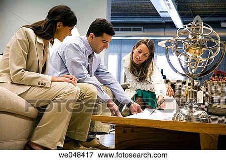 blueprint, colleague, consult View Large Photo Image Stock Photo - blueprint, colleague, consult. Fotosearch