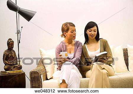 book, chat, calm, at-home View Large Photo Image Stock Image - book, chat, calm, at-home. Fotosearch