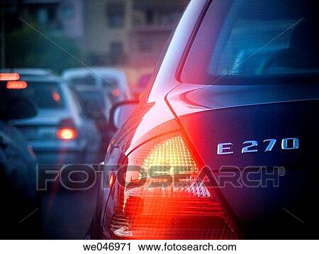Brake light, line, day, car, automobile View Large Photo Image Stock Image - Brake light, line, day, car, automobile. Fotosearch