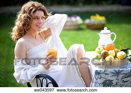 breakfast, calm, 20's View Large Photo Image Stock Photo - breakfast, calm, 20's. Fotosearch