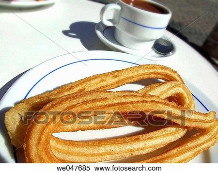 breakfast, chocolate, Close-up, cruller, cuisine View Large Photo Image Stock Photography - breakfast, chocolate, Close-up, cruller, cuisine. Fotosearch