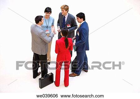 Stock Photograph - briefcase, business, businessman, businesspeople, businesswoman. Fotosearch