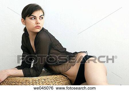 brunette, carnality, contemporary View Large Photo Image Stock Photograph - brunette, carnality, contemporary. Fotosearch