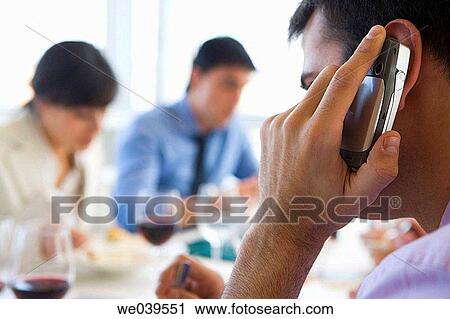 business, Business lunch, businessman, businesspeople, calling View Large Photo Image Stock Image - business, Business lunch, businessman, businesspeople, calling. Fotosearch