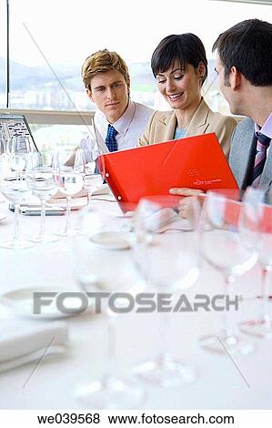 business, Business lunch, businessman, businesspeople, businesswoman View Large Photo Image Stock Photo - business, Business lunch, businessman, businesspeople, businesswoman. Fotosearch
