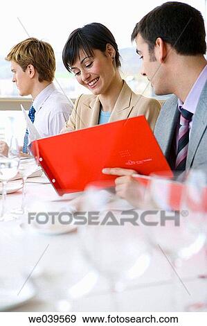 business, Business lunch, businessman, businesspeople, businesswoman View Large Photo Image Stock Photo - business, Business lunch, businessman, businesspeople, businesswoman. Fotosearch