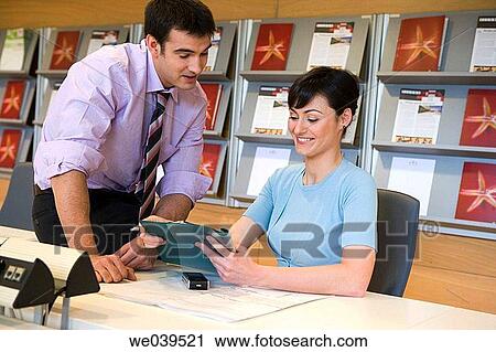 Stock Image - business, businessman, businesspeople, businesswoman, casual. Fotosearch