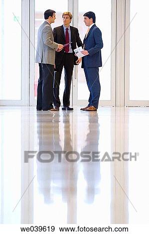 Stock Photo - business, businessman, businesspeople, chat. Fotosearch