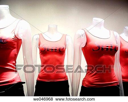 Stock Photo - business, Clothing store, commerce, concept, contemporary. Fotosearch