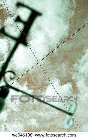 Stock Photo - cable, concept, cloud, cardinal point, abstract. Fotosearch