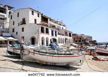 Calella de Palafrugell. Girona province. Spain View Large Photo Image Stock Image - Calella de Palafrugell. Girona province. Spain. Fotosearch
