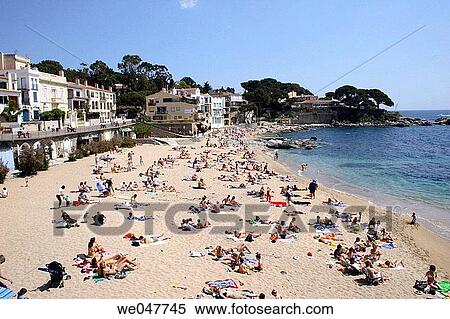 Calella de Palafrugell. Girona province. Spain. View Large Photo Image Stock Photography - Calella de Palafrugell. Girona province. Spain.. Fotosearch