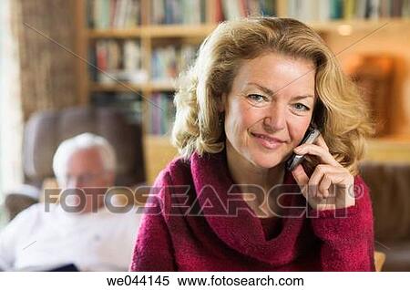 calling, cell phone, at-home View Large Photo Image Stock Photography - calling, cell phone, at-home. Fotosearch