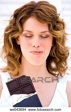 calorie, Close-up, chocolate, 20's View Large Photo Image Picture - calorie, Close-up, chocolate, 20's. Fotosearch