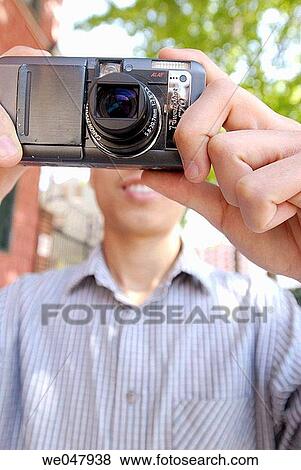 camera, contemporary, Close-up, anonymous View Large Photo Image Stock Photo - camera, contemporary, Close-up, anonymous. Fotosearch