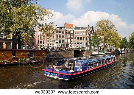 Canal. Amsterdam, Netherlands View Large Photo Image Stock Photo - Canal. Amsterdam, Netherlands. Fotosearch