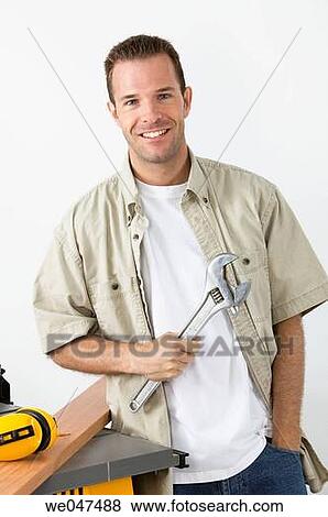 carpenter, contemporary, carpentry, Adjustable wrench View Large Photo Image Stock Photo - carpenter, contemporary, carpentry, Adjustable wrench. Fotosearch