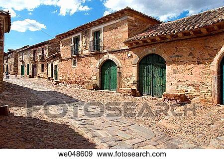 Castrillo de los Polvazares. Le? n province, Castilla-Le? n, Spain View Large Photo Image Stock Photo - Castrillo de los Polvazares. Le? n province, Castilla-Le? n, Spain. Fotosearch