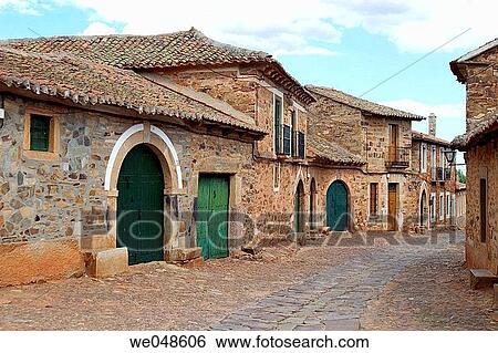 Castrillo de los Polvazares. Le? n province, Castilla-Le? n, Spain View Large Photo Image Stock Photograph - Castrillo de los Polvazares. Le? n province, Castilla-Le? n, Spain. Fotosearch