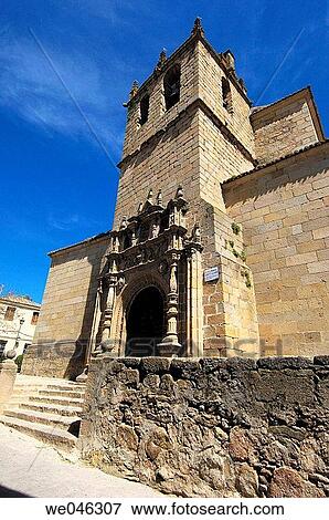 Church of Our Lady of the Assumption. Oropesa. Toledo province. Castilla-La Mancha. Spain View Large Photo Image Stock Photo - Church of Our Lady of the Assumption. Oropesa. Toledo province. Castilla-La Mancha. Spain. Fotosearch