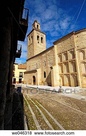 Church of Santa Maria. Arevalo, Avila province, Castilla-Leon, Spain. View Large Photo Image Stock Photo - Church of Santa Maria. Arevalo, Avila province, Castilla-Leon, Spain.. Fotosearch