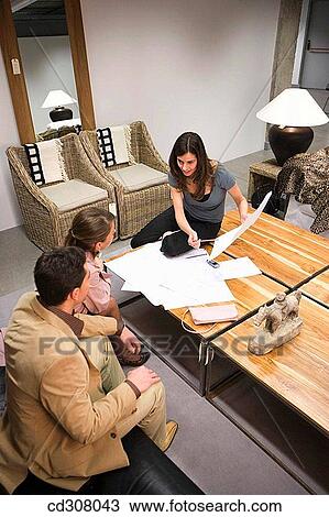 client, contemporary, couple View Large Photo Image Stock Image - client, contemporary, couple. Fotosearch