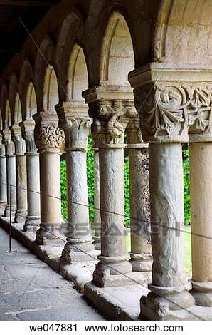 Cloister of Romanesque collegiate church. Santillana del Mar. Cantabria, Spain View Large Photo Image Stock Image - Cloister of Romanesque collegiate church. Santillana del Mar. Cantabria, Spain. Fotosearch