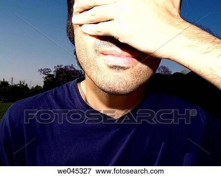 Close-up, contemporary, Cover eyes View Large Photo Image Stock Photo - Close-up, contemporary, Cover eyes. Fotosearch