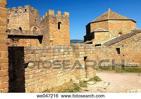 Courtyard. Loarre Castle (11th-12th centuries). Loarre. Huesca province. Aragon. Spain. View Large Photo Image Stock Photograph - Courtyard. Loarre Castle (11th-12th centuries). Loarre. Huesca province. Aragon. Spain.. Fotosearch