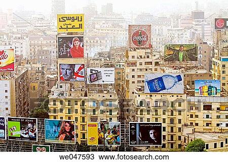 Elevated view on a sandstorm day. City of Cairo. Egypt View Large Photo Image Stock Image - Elevated view on a sandstorm day. City of Cairo. Egypt. Fotosearch