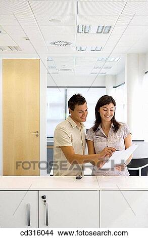 Picture - Fatronik Research Centre, San Sebastian Technological Park, Donostia, Gipuzkoa, Basque Country. Business people. Fotosearch
