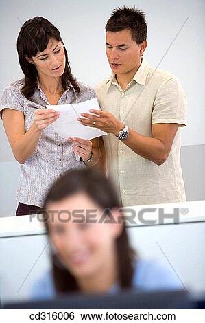 Fatronik Research Centre, San Sebastian Technological Park, Donostia, Gipuzkoa, Basque Country. People at the office View Large Photo Image Stock Photograph - Fatronik Research Centre, San Sebastian Technological Park, Donostia, Gipuzkoa, Basque Country. People at the office. Fotosearch