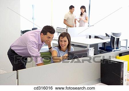 Stock Photograph - Fatronik Research Centre, San Sebastian Technological Park, Donostia, Gipuzkoa, Basque Country. Business people. Fotosearch