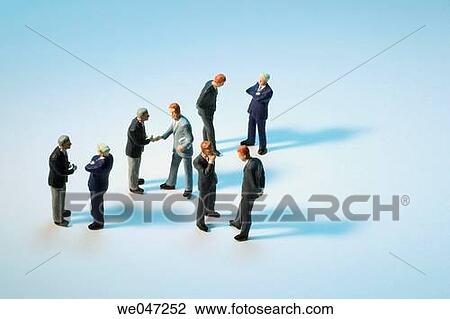 Gathering of Miniature Businessmen View Large Photo Image Stock Image - Gathering of Miniature Businessmen. Fotosearch