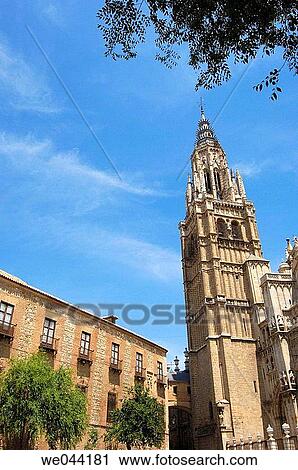 Gothic cathedral built 13-15th century at Plaza del Consistorio. Toledo. Castilla la Mancha, Spain View Large Photo Image Stock Image - Gothic cathedral built 13-15th century at Plaza del Consistorio. Toledo. Castilla la Mancha, Spain. Fotosearch