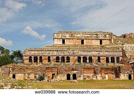 Great Palace of Sayil. Yucatan, Mexico View Large Photo Image Stock Photo - Great Palace of Sayil. Yucatan, Mexico. Fotosearch