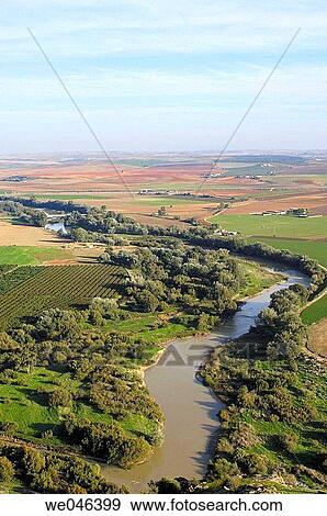 Guadalquivir river. Almod? var del R? o. C? rdoba province, Andalusia. Spain View Large Photo Image Stock Photo - Guadalquivir river. Almod? var del R? o. C? rdoba province, Andalusia. Spain. Fotosearch
