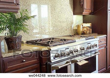 Home interior kitchen View Large Photo Image Stock Photo - Home interior kitchen. Fotosearch