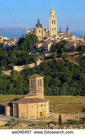 Iglesia de la Vera Cruz, near Zamarramala. Segovia, Castile-Leon, Spain View Large Photo Image Stock Photo - Iglesia de la Vera Cruz, near Zamarramala. Segovia, Castile-Leon, Spain. Fotosearch