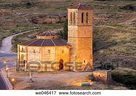 Iglesia de la Vera Cruz, near Zamarramala. Segovia, Castile-Leon, Spain View Large Photo Image Stock Photo - Iglesia de la Vera Cruz, near Zamarramala. Segovia, Castile-Leon, Spain. Fotosearch