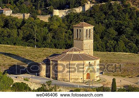Iglesia de la Vera Cruz, near Zamarramala. Segovia, Castile-Leon, Spain View Large Photo Image Stock Photograph - Iglesia de la Vera Cruz, near Zamarramala. Segovia, Castile-Leon, Spain. Fotosearch