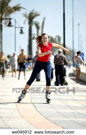 In-line skater View Large Photo Image Stock Image - In-line skater. Fotosearch