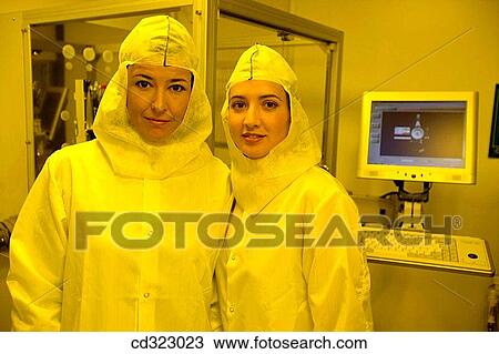 Inasmet-Tecnalia Foundation, Technology and Research Centre, San Sebastian Technological Park, Basque Country. Technicians, integrated circuits manufacture, photolithography room, clean room View Large Photo Image Stock Image - Inasmet-Tecnalia Foundation, Technology and Research Centre, San Sebastian Technological Park, Basque Country. Technicians, integrated circuits manufacture, photolithography room, clean room. Fotosearch