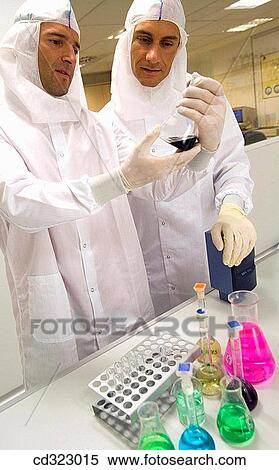Stock Photography - Inasmet-Tecnalia Foundation, Technology and Research Centre, San Sebastian Technological Park, Basque Country. Microtehcnology lab, clean room. Fotosearch