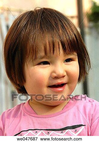 Japanese child smiling View Large Photo Image Stock Photo - Japanese child smiling. Fotosearch
