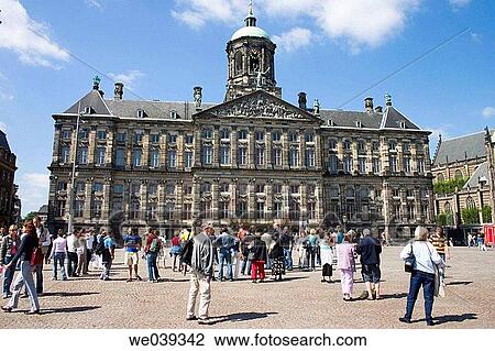 Koninklijk Paleis (Royal Palace), Dam Square. Amsterdam. Netherlands View Large Photo Image Stock Image - Koninklijk Paleis (Royal Palace), Dam Square. Amsterdam. Netherlands. Fotosearch